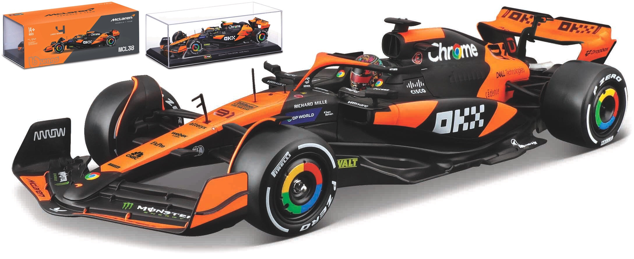 Mclaren MCL38 #81 OSCAR PIASTRI 2024