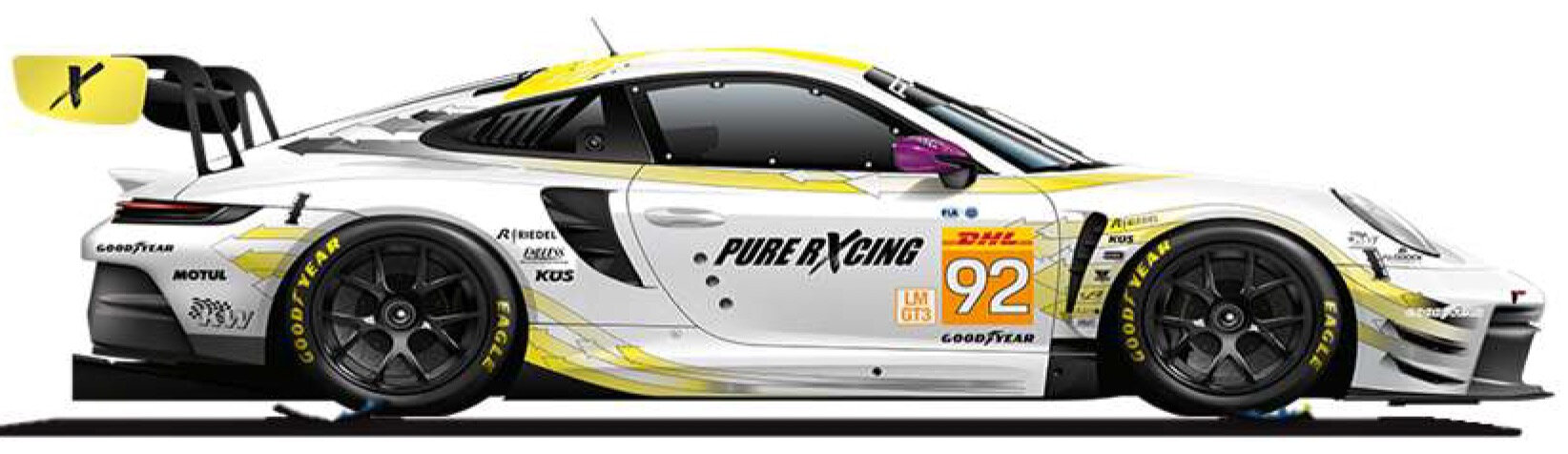 Porsche 911 GT3 R #92 MANTHEY PURERXCING
