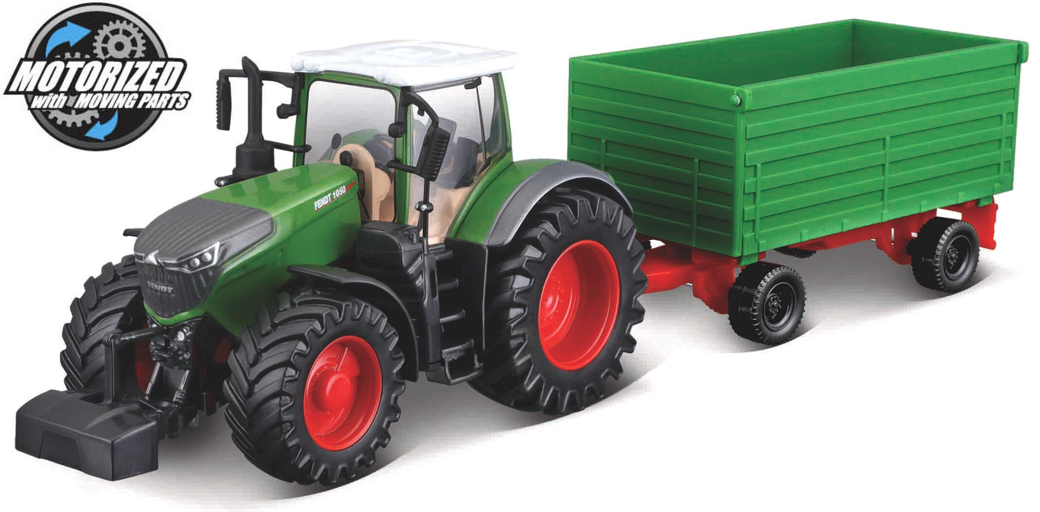 Fendt 1050 VARIO TRACTOR + 2-AXLE TRAILER