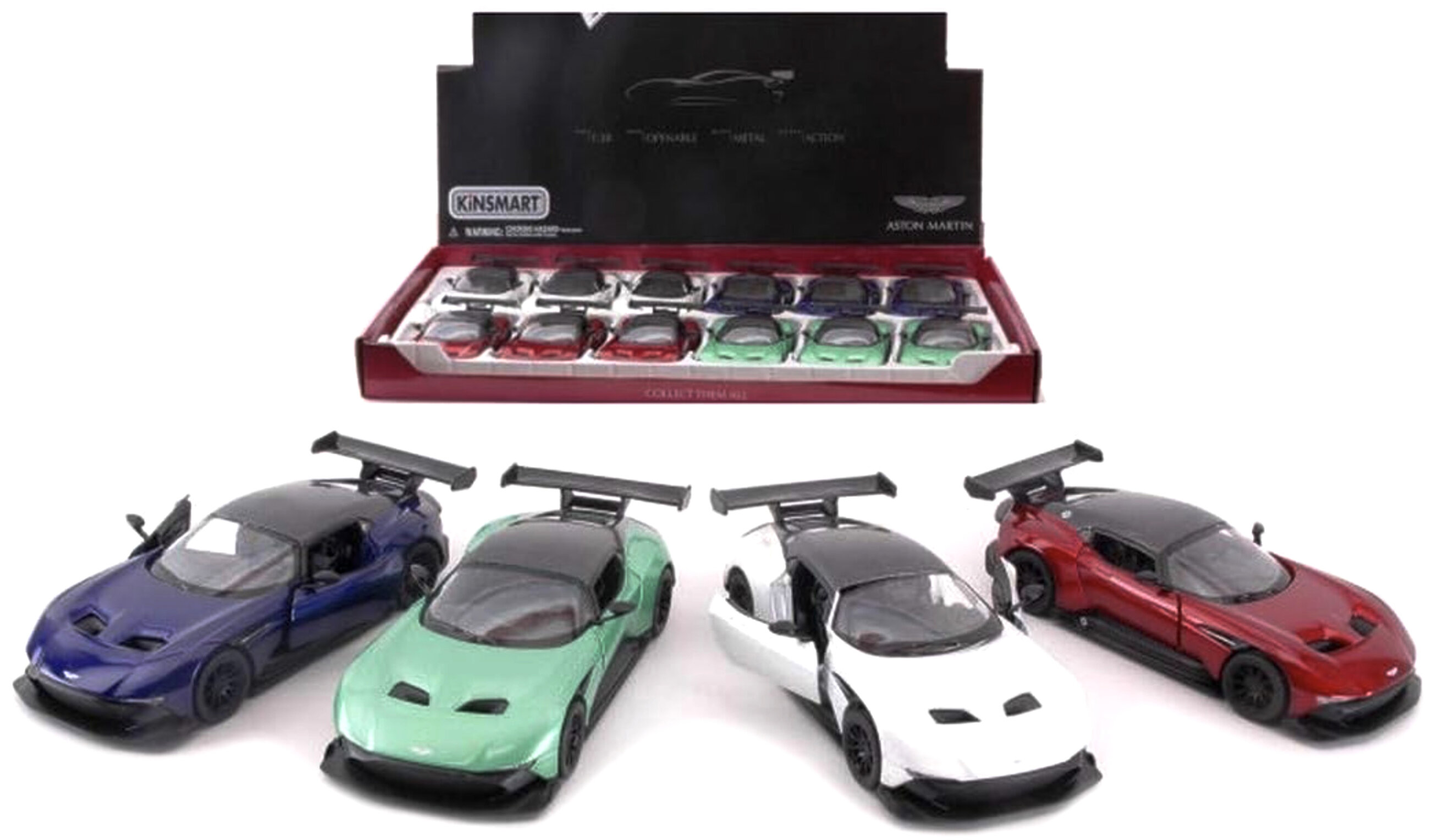 Aston Martin VULCAN 2017 - 12st. in tray 4 colors