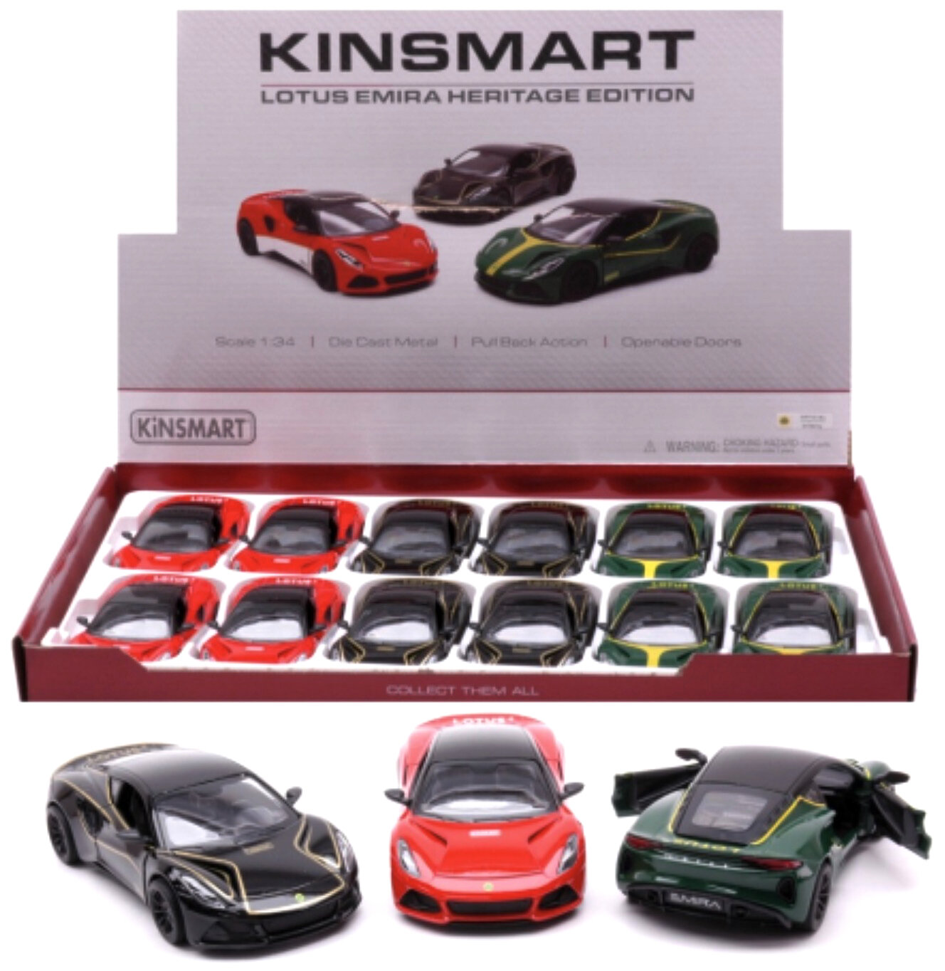 Lotus EMIRA - HERITAGE EDITION 2023 - 12st. in tray 3 colors